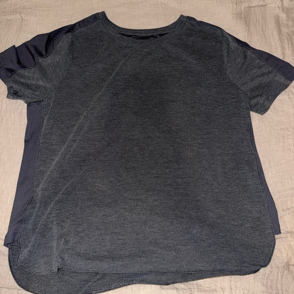 Avia Charcoal and Black Activewear Top